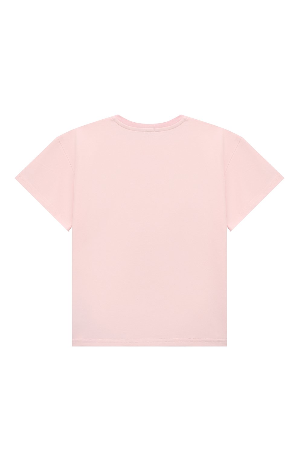 Хлопковая футболка SASHA KIM розового цвета по цене 7120 руб., арт. УТ-00000622, фото 2 Хлопковая футболка SASHA KIM, арт. УТ-00000622, фото 2