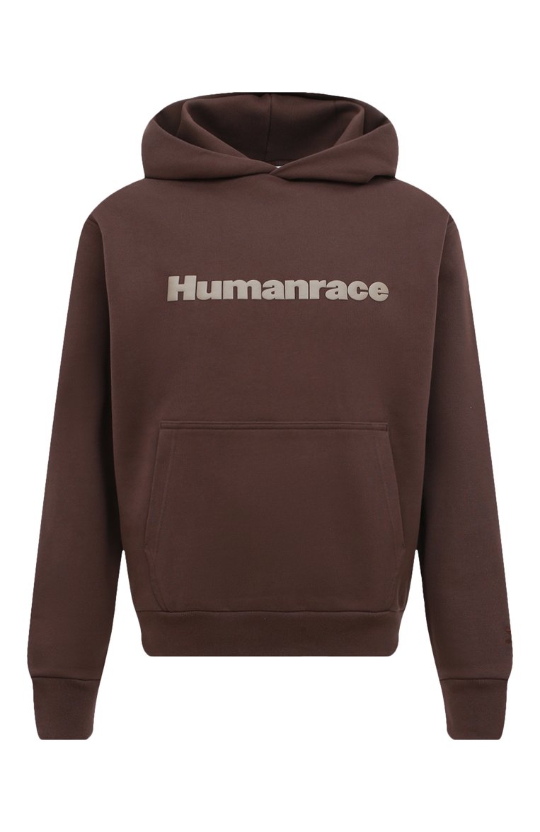 Мужской хлопковое худи adidas originals x pharrell williams ADIDAS ORIGINALS коричневого цвета, арт. HI2958 | Фото 1 (Рукава: Длинные; Длина (для топов): Стандартные; Материал внешний: Хлопок; Мужское Кросс-КТ: Худи-одежда; Стили: Спорт-шик; Принт: С принтом)