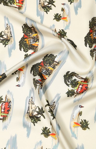 Шелковый платок BOTTEGA VENETA, арт. 563880/3V001, фото 3