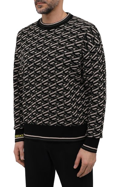Хлопковый свитер VERSACE, арт. 1002347/1A01605, фото 3