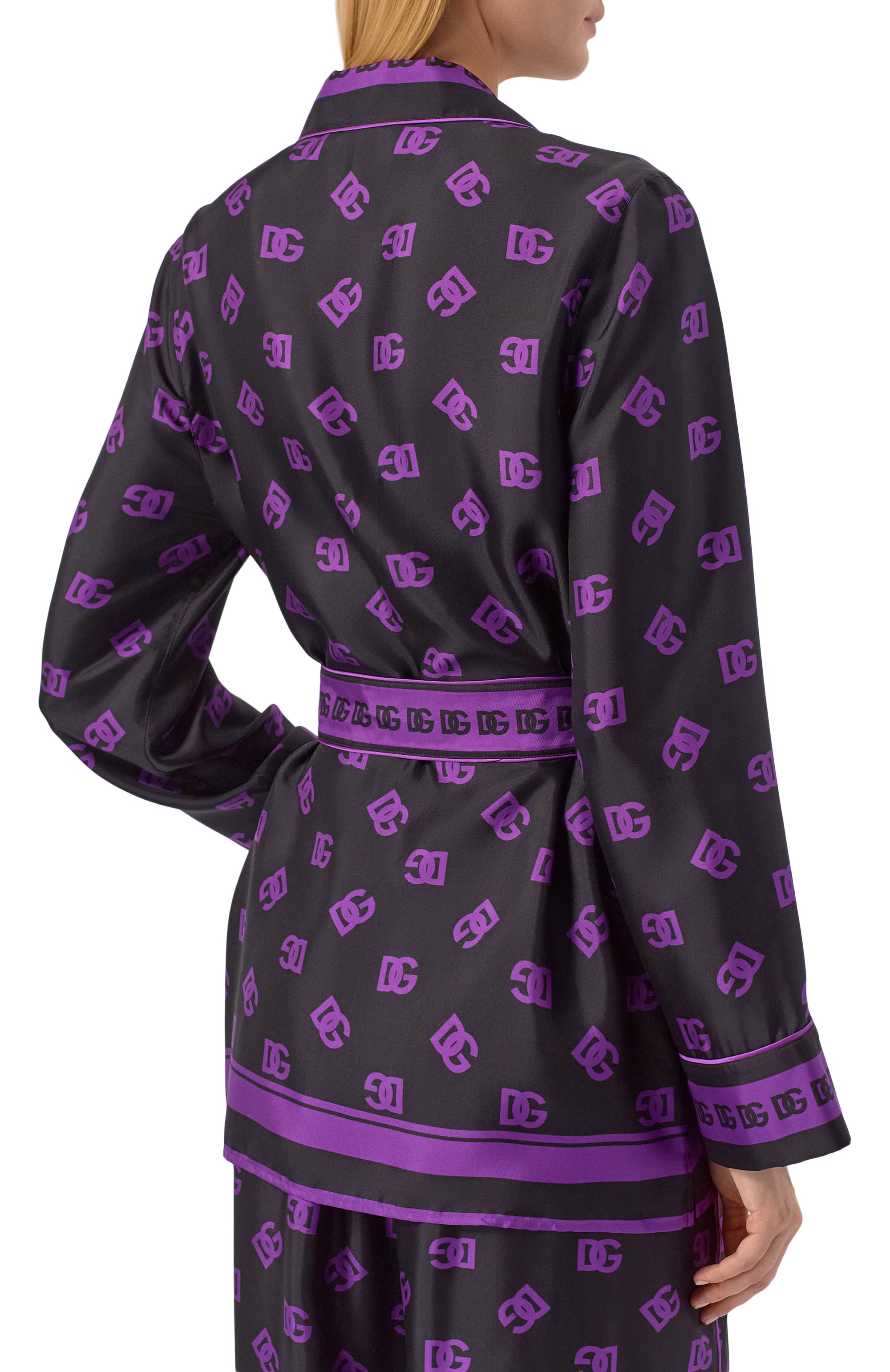 Шелковая блузка DOLCE & GABBANA, арт. F5I89T/HI1Z7, фото 4