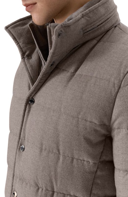 Кашемировый пуховик Ilvo-IL Moorer ILV0/IL Бежевый  ILV0/IL Фото 5