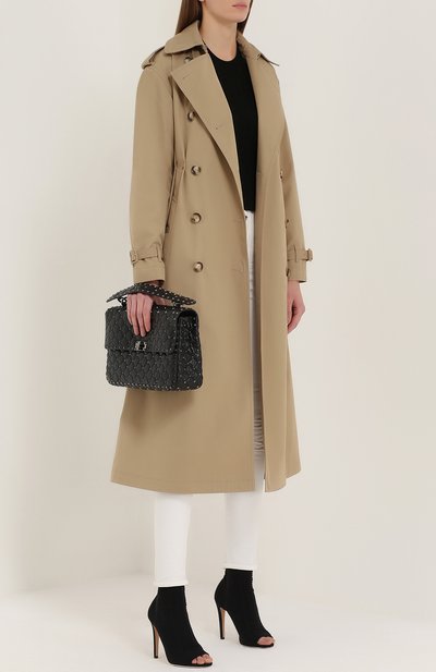 Двубортный удлиненный тренч с защипами и погонами VALENTINO, арт. MB3CA1F0/2PQ, фото 2