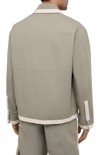Хлопковая куртка JACQUEMUS, арт. 215BL03/101530, фото 4