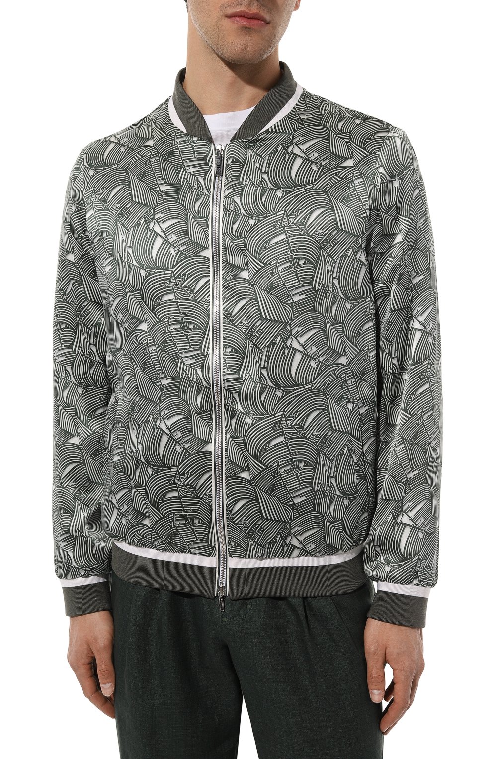 Шелковый бомбер ZILLI, арт. 0B0M00M0600VZCB00, фото 3