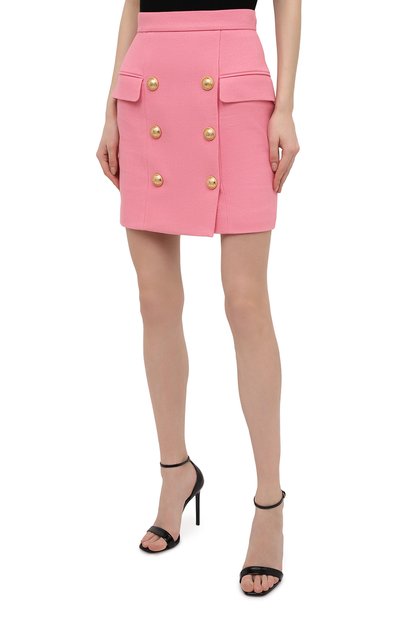 Хлопковая юбка BALMAIN, арт. VF14004/C208, фото 3