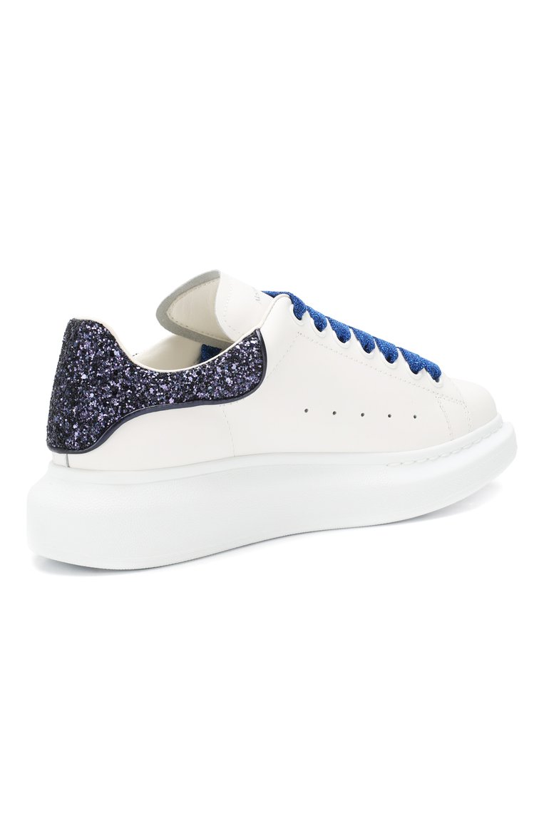 Кожаные кеды ALEXANDER MCQUEEN, арт. 558945/WHNBK, фото 1