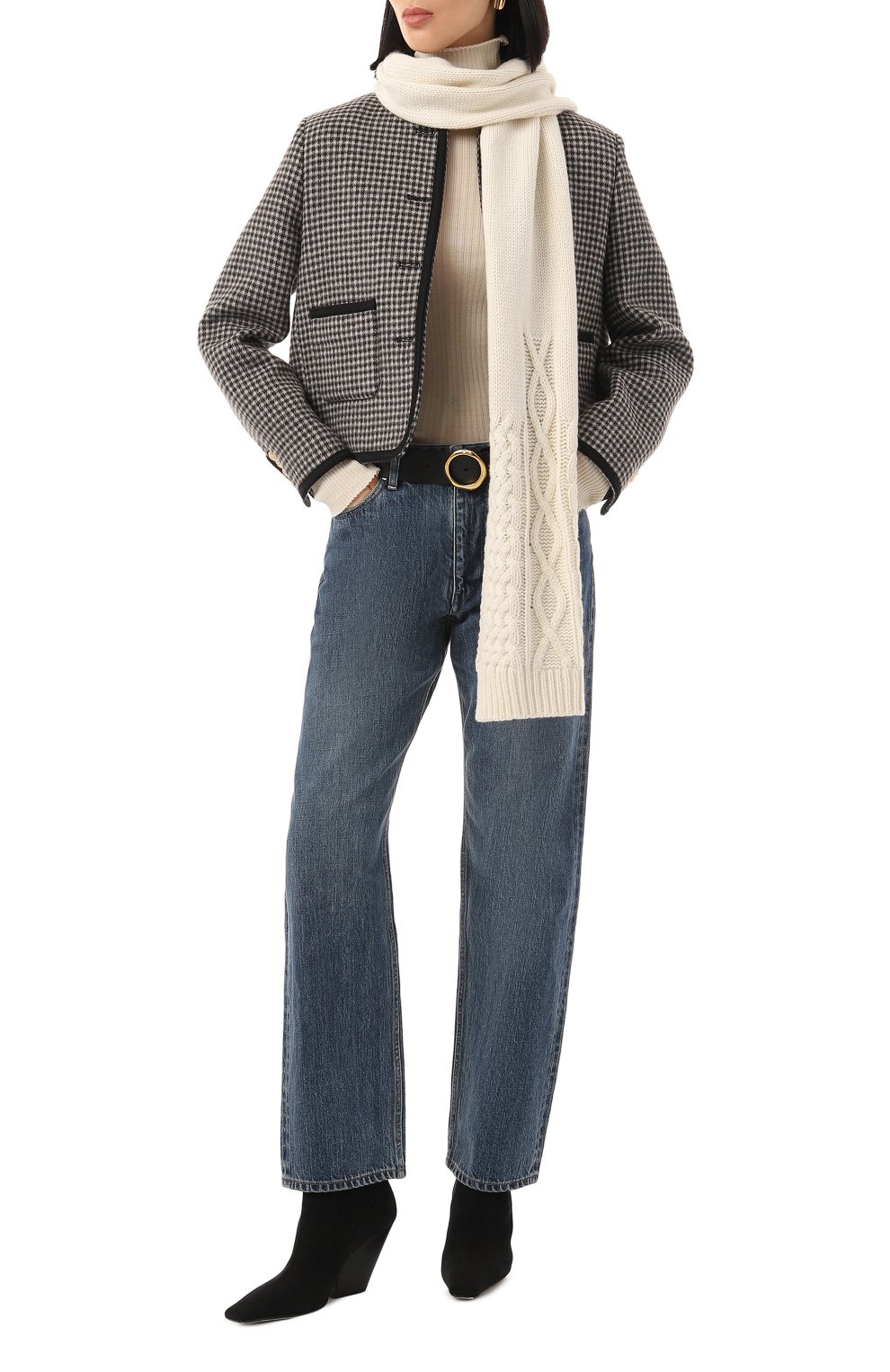 Кашемировый шарф LORENA ANTONIAZZI, арт. I24253SP49A/9999, фото 3