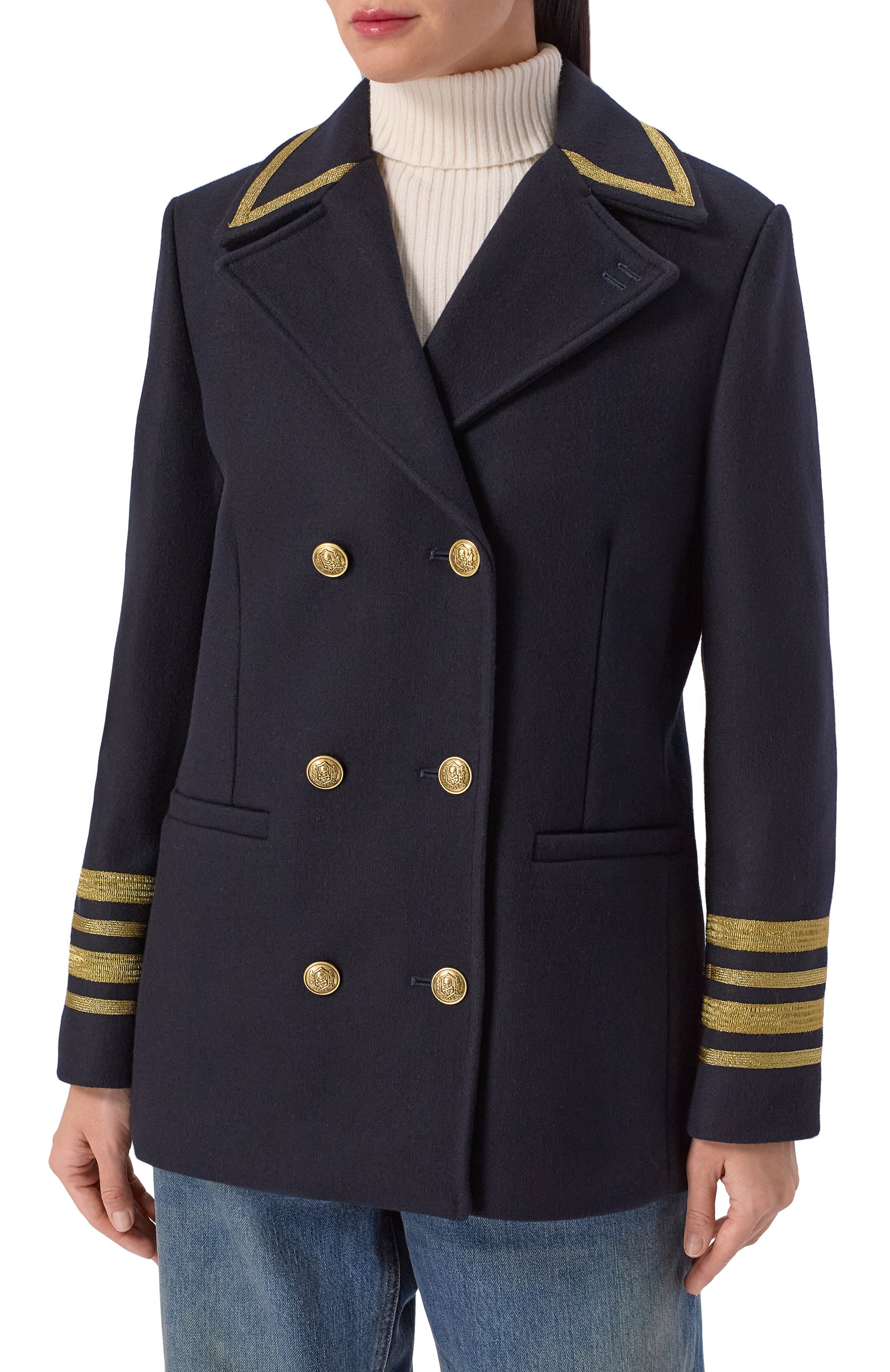 Шерстяное полупальто THE KOOPLES, арт. FMAN31012K, фото 3