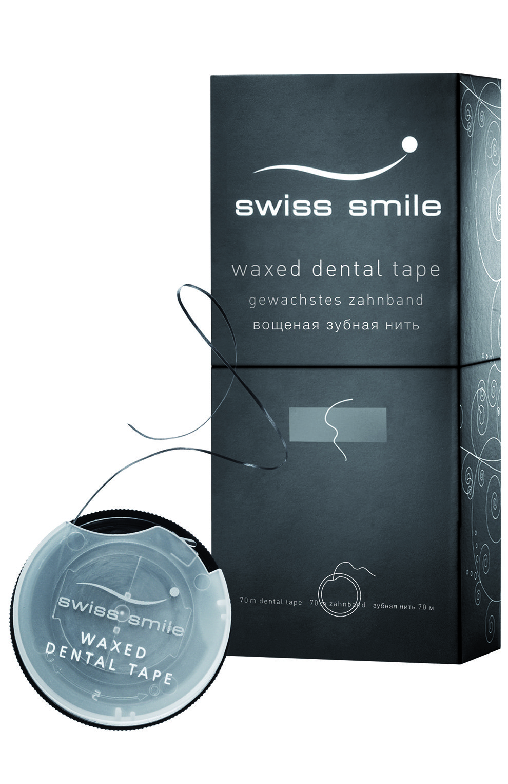 Вощеная зубная нить basel SWISS SMILE, арт. 7640131979917, фото 1