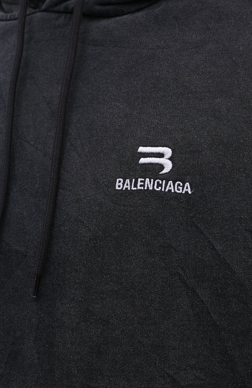 Хлопковое худи BALENCIAGA, арт. 600583/TLVA1, фото 5