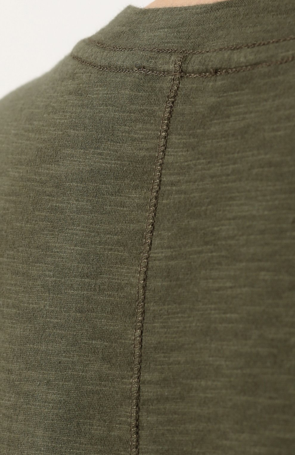 Однотонная хлопковая футболка с круглым вырезом MONCLER, арт. D1-093-80819-00-82857, фото 5