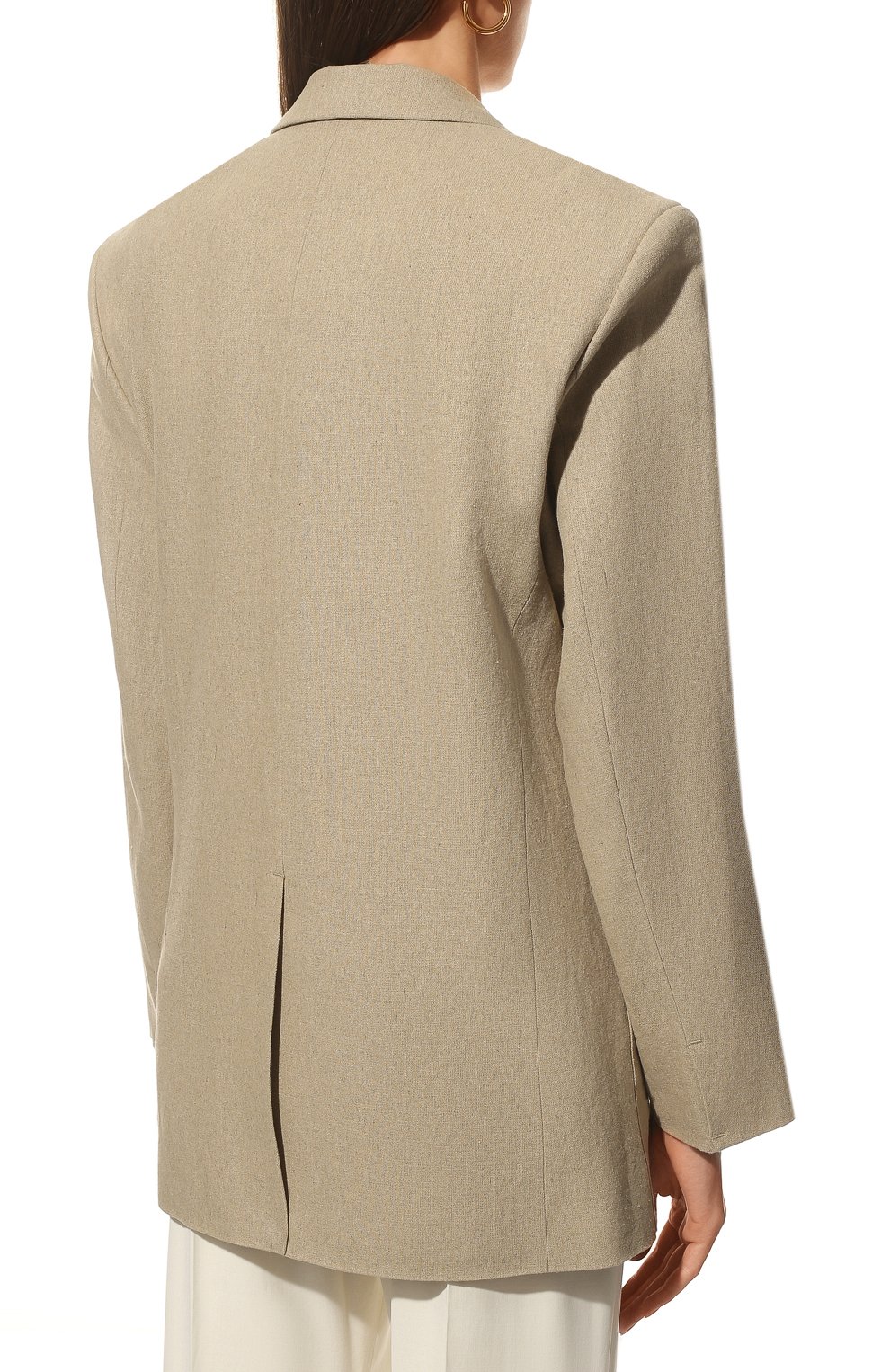 Льняной жакет JACQUEMUS, арт. 213JA101-1029, фото 4