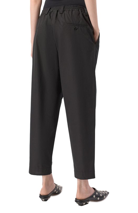 Хлопковые брюки Marni PUMU0017S1/TCY65 Чёрный  PUMU0017S1/TCY65 Фото 4