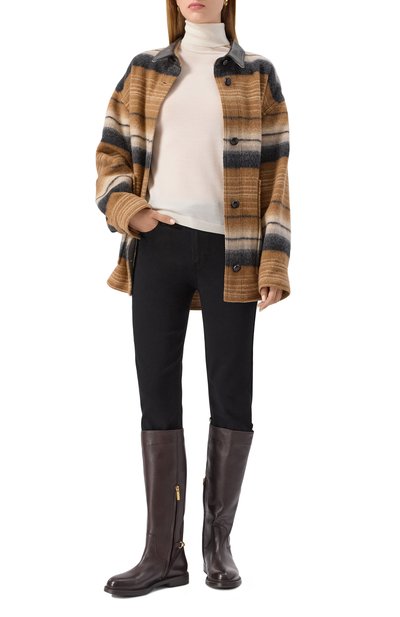 Кожаные сапоги DOUCAL'S, арт. DD8836BRUGUF214T, фото 3