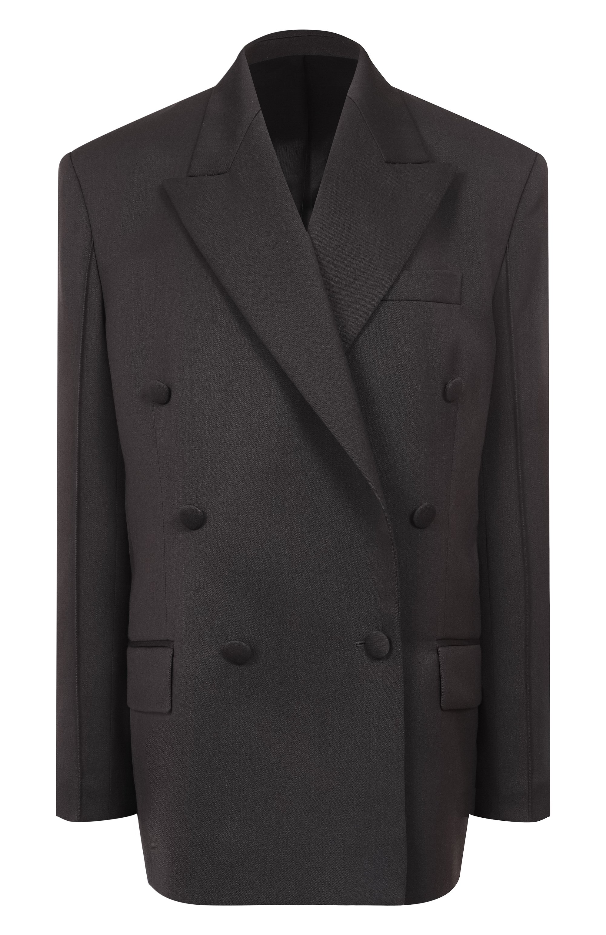 Шерстяной жакет GOOROO серого цвета по цене 139320 руб., арт. JT031-3000-902-SS25, фото 1 Шерстяной жакет GOOROO, арт. JT031-3000-902-SS25, фото 1