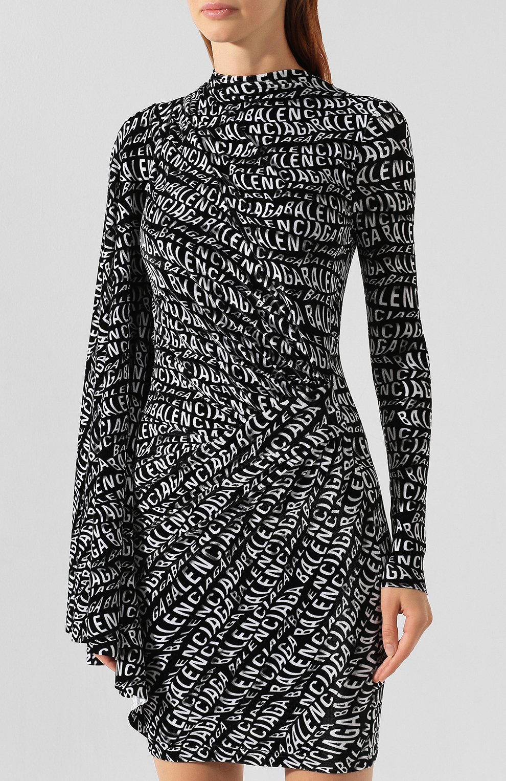 Бархатное платье BALENCIAGA, арт. 583827/TFL25, фото 3