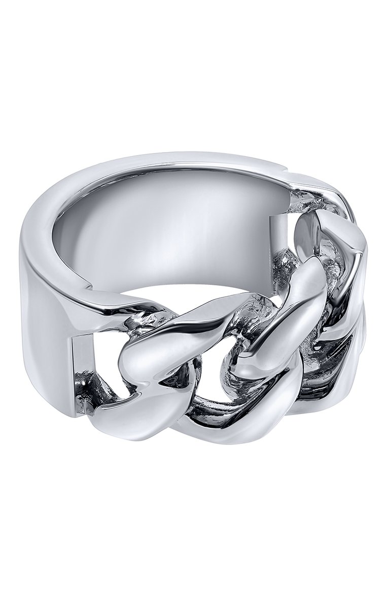 Мужское кольцо ALEXANDER MCQUEEN серебряного цвета, арт. 576873/J160Y | Фото 1 (Нос: Не проставлено; Региональные ограничения белый список (Axapta Mercury): Не проставлено; Материал: Металл)
