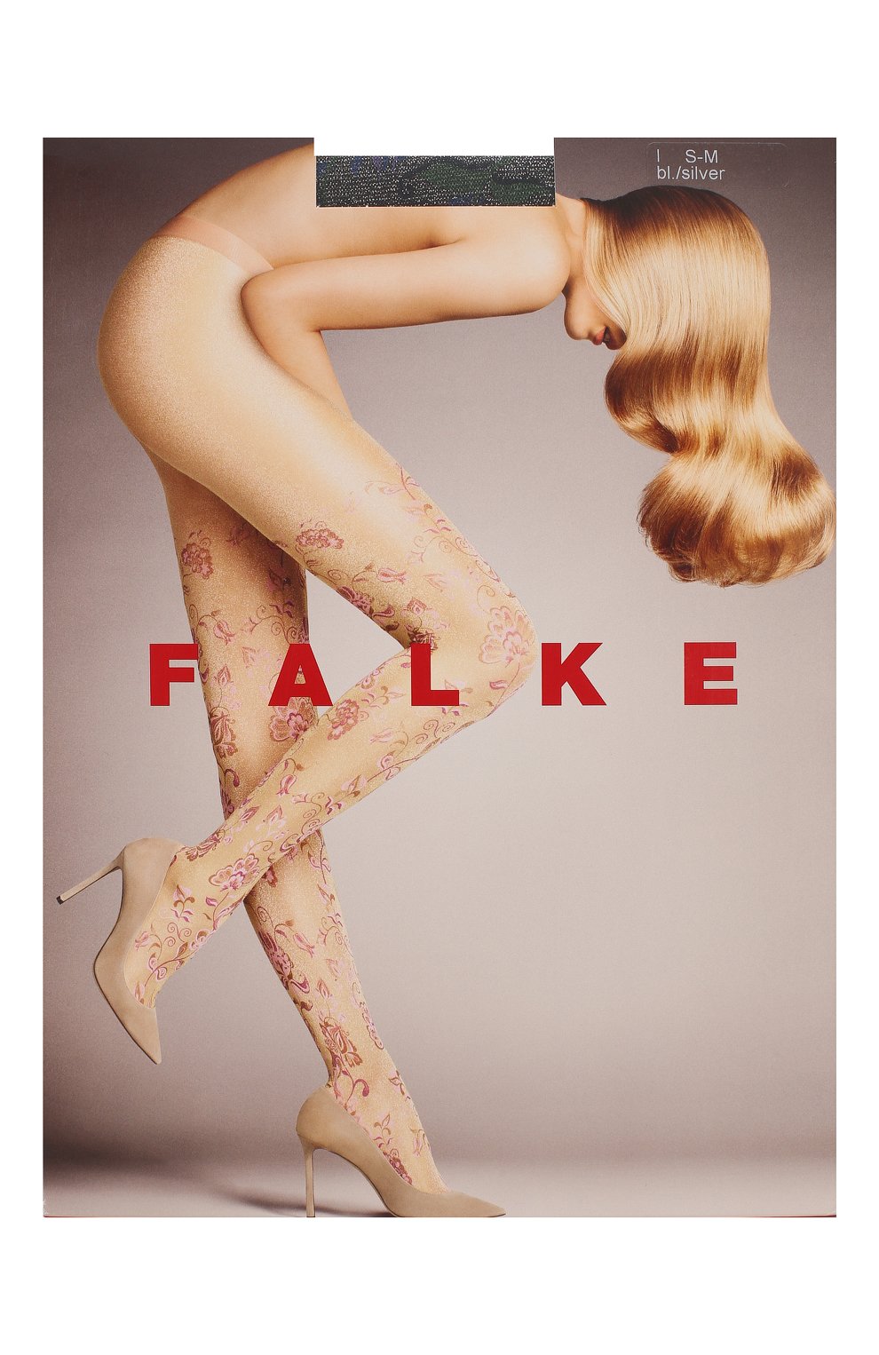 Колготки holi mood FALKE серого цвета по цене 3110 руб., арт. 41153_19_, фото 1 Колготки holi mood FALKE, арт. 41153_19_, фото 1