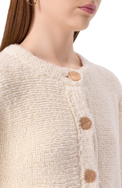 Кардиган из хлопка и кашемира FTC кремового цвета по цене 65000 руб., арт. 10004-0240, фото 5 Кардиган из хлопка и кашемира FTC, арт. 10004-0240, фото 5