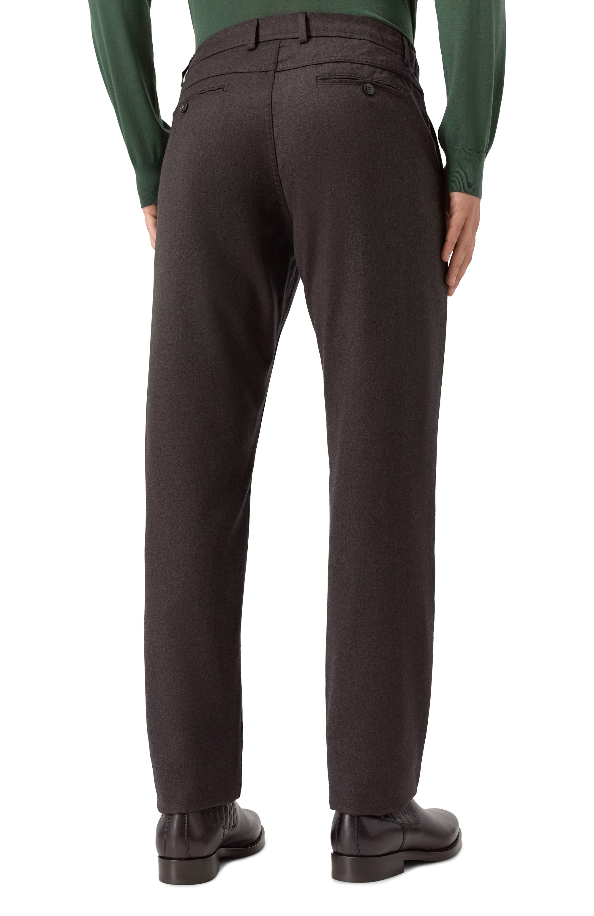 Шерстяные брюки CANALI, арт. V1659G/AR03472, фото 4