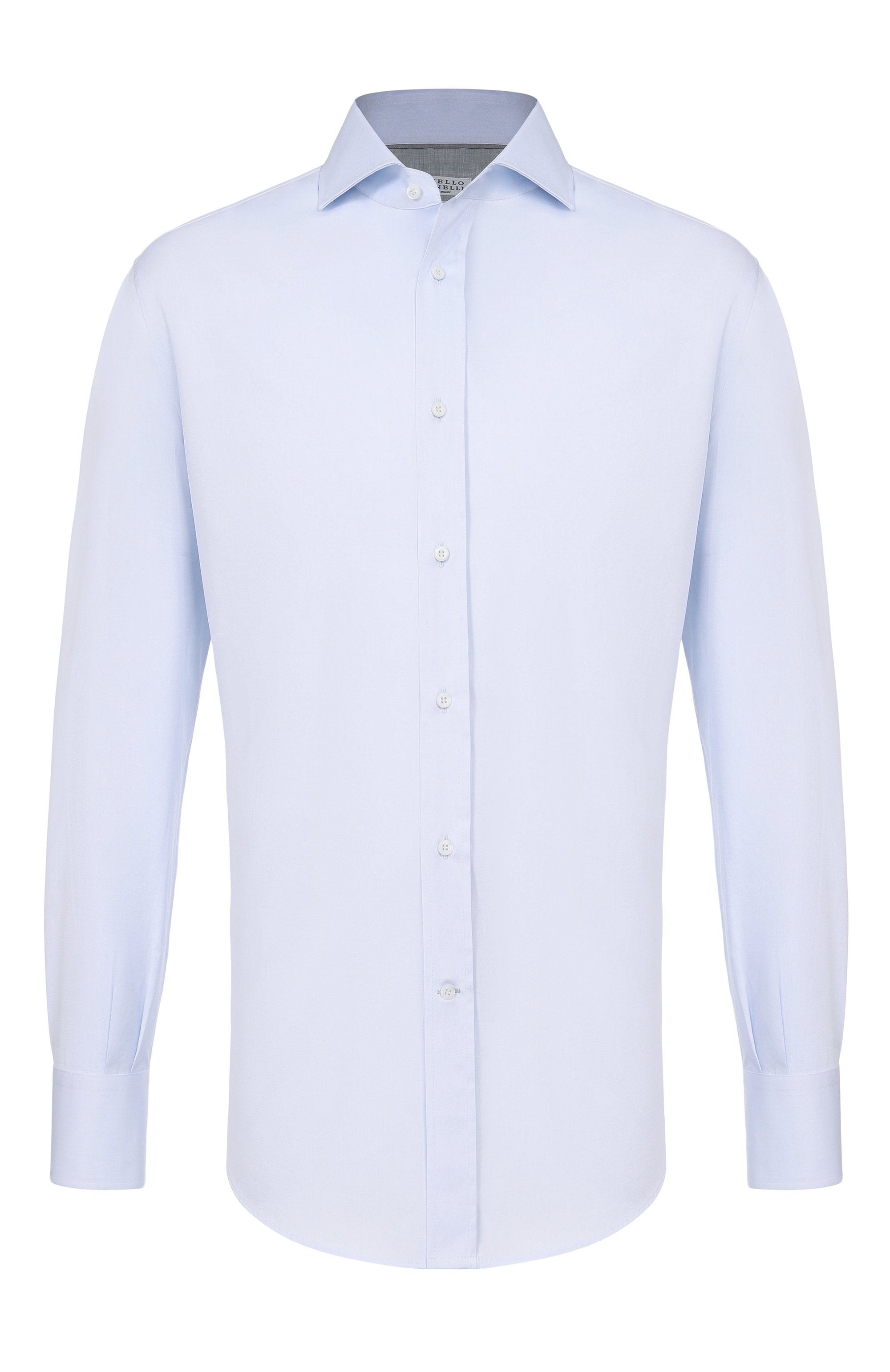 Хлопковая сорочка BRUNELLO CUCINELLI, арт. MBUC40028, фото 1