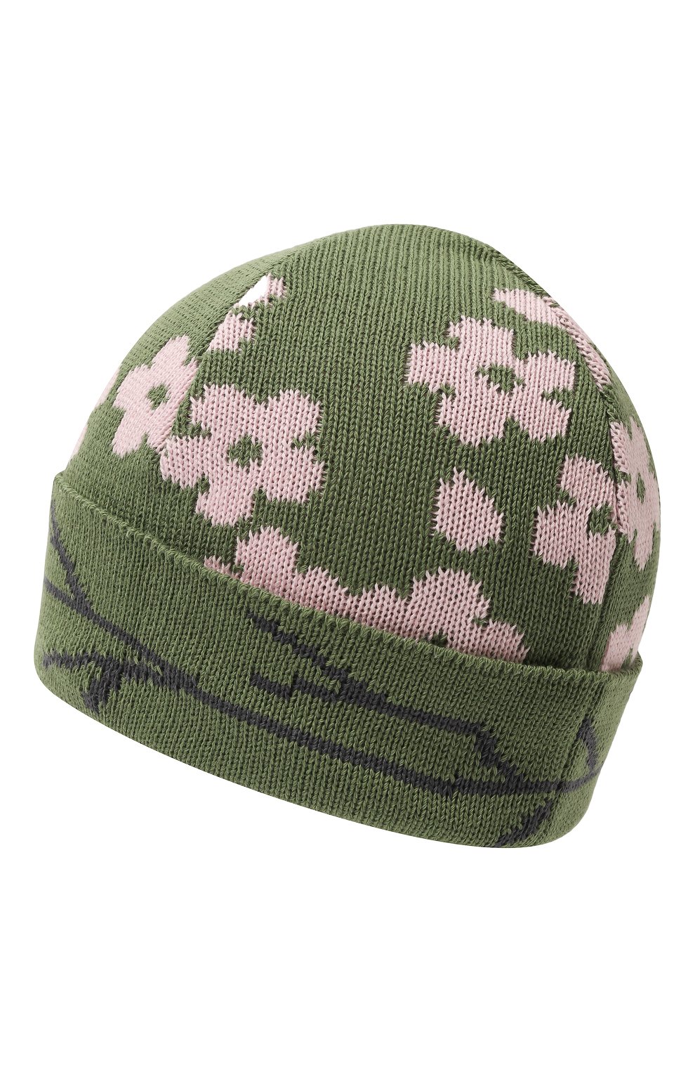 Хлопковая шапка A.T.T. хаки цвета по цене 3500 руб., арт. 24226/123, фото 3 Хлопковая шапка A.T.T., арт. 24226/123, фото 3