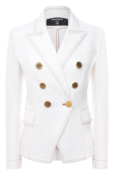 Женский двубортный жакет BALMAIN, арт. UF17112/D022