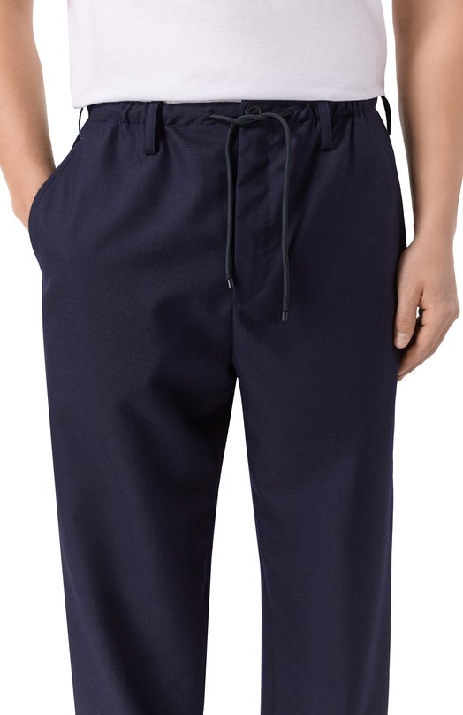 Шерстяные брюки Dries Van Noten 020976-2310-509 Синий  020976-2310-509 Фото 5