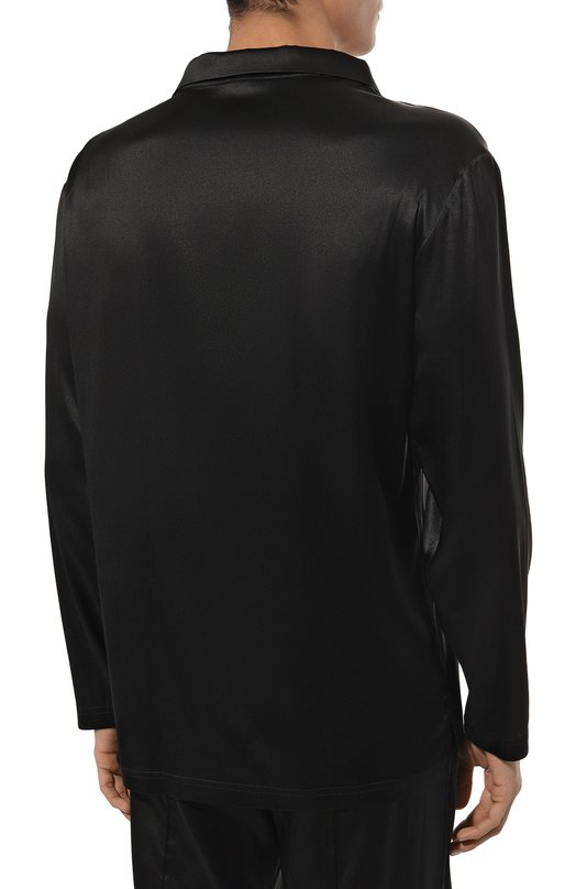 Шелковая сорочка Kiton UNWM010K0749D Чёрный  UNWM010K0749D Фото 4