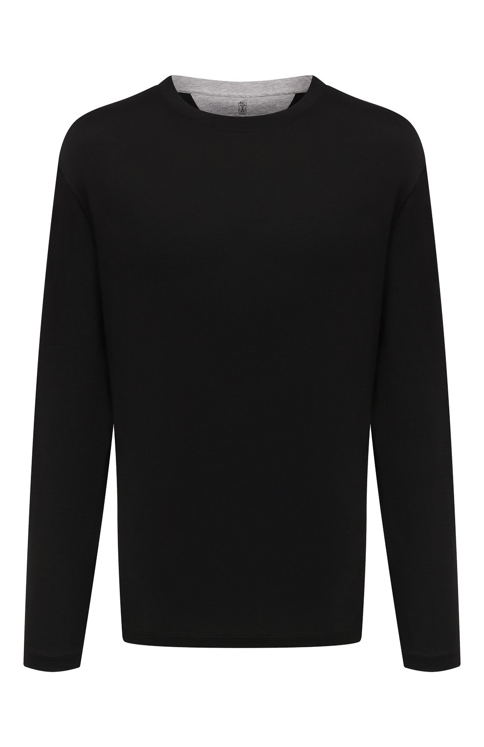 Лонгслив из шелка и хлопка BRUNELLO CUCINELLI, арт. MH8367433, фото 1