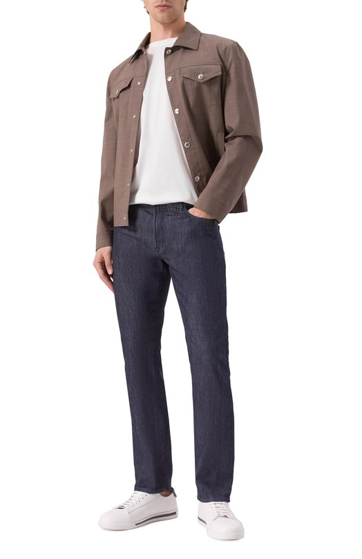 Хлопковая футболка Kiton UMC029K06R4912_5XL-8XL Белый  UMC029K06R4912_5XL-8XL Фото 2