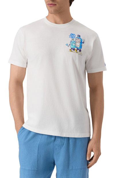 Хлопковая футболка MC2 SAINT BARTH, арт. STBM TSHIRT MAN/02257H, фото 3