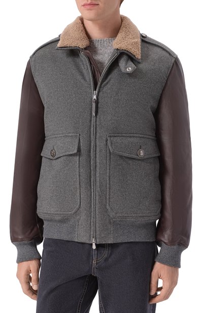 Кашемировый бомбер BRUNELLO CUCINELLI, арт. MM4006004, фото 3