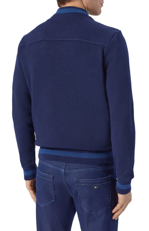 Хлопковая толстовка Gran Sasso 78114/76031 Синий  78114/76031 Фото 4