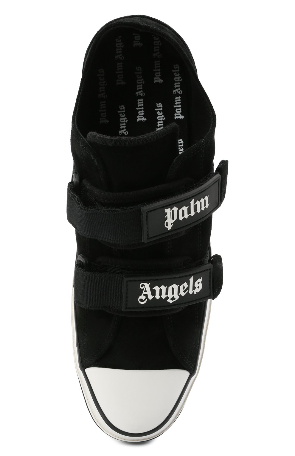 Замшевые кеды PALM ANGELS, арт. PMIA034R21LEA0021001, фото 5