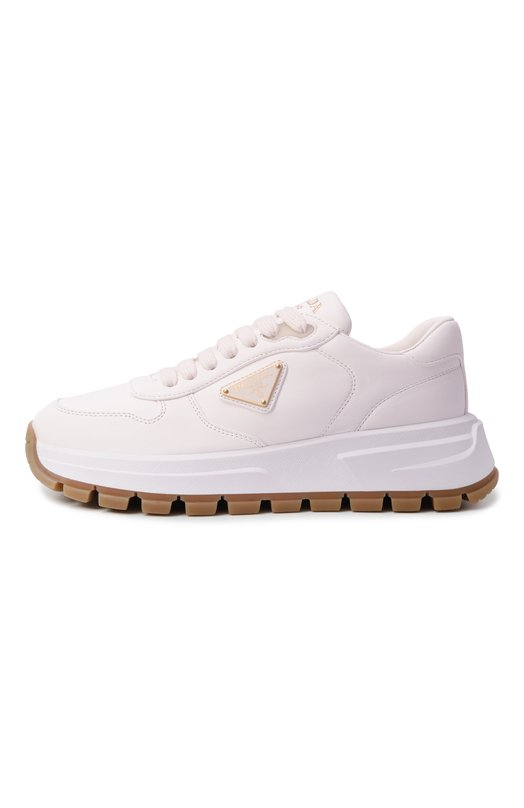 Кожаные кроссовки Prax 01 Prada 1E804M/038 Белый  1E804M/038 Фото 4