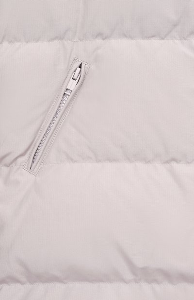 Пуховое пальто с отделкой из кролика YVES SALOMON ENFANT, арт. 26WEM905XXJ06X_002, фото 3