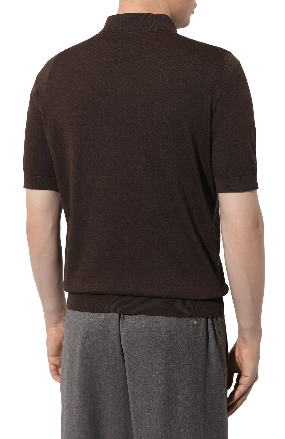 Поло из шелка и хлопка ZILLI, арт. KZP002M0153VINT00, фото 4