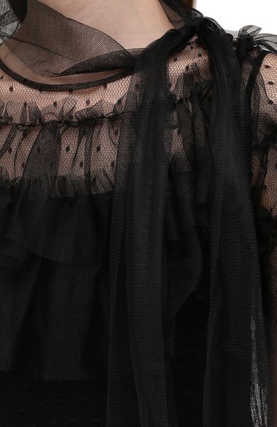 Платье REDVALENTINO черного цвета по цене 104000 руб., арт. WR0VA19U/669, фото 5 Платье REDVALENTINO, арт. WR0VA19U/669, фото 5