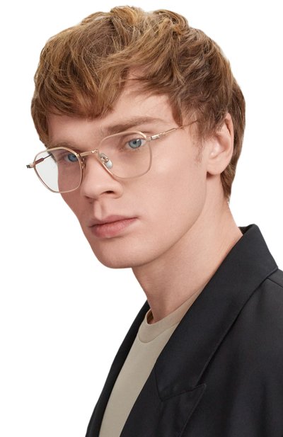 Оправа LUNETTERIE GENERALE золотого цвета по цене 64350 руб., арт. CAVALIER SEUL CHAMPAGNE RX, фото 2 Оправа LUNETTERIE GENERALE, арт. CAVALIER SEUL CHAMPAGNE RX, фото 2