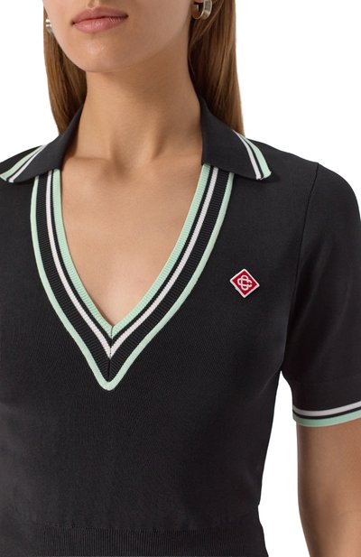 Поло из вискозы CASABLANCA, арт. WPF25KW101801, фото 5