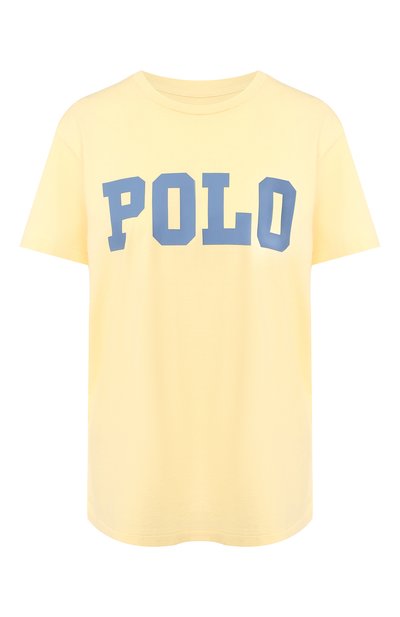 Женская хлопковая футболка POLO RALPH LAUREN, арт. 211744685