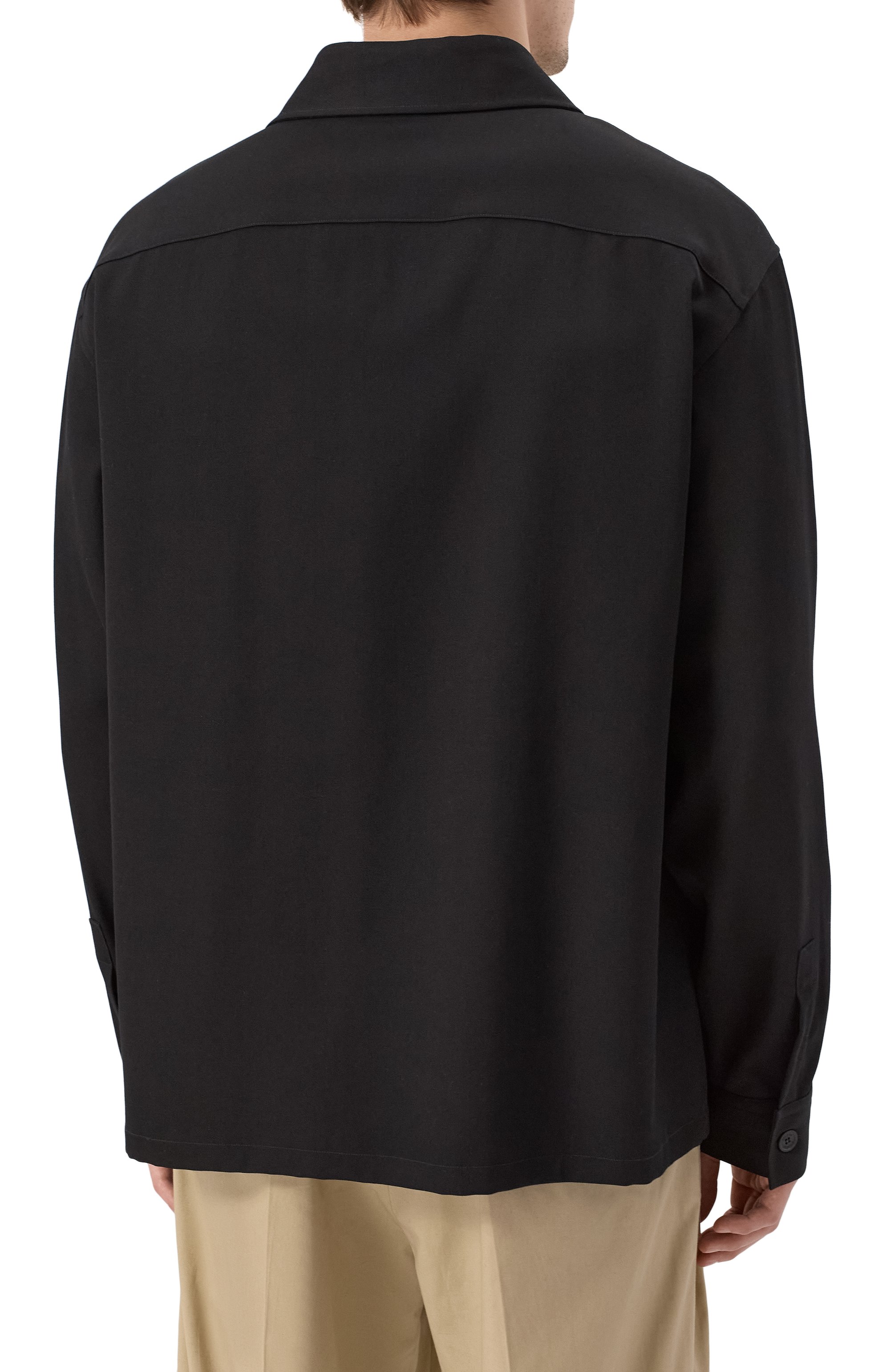 Шерстяная куртка-рубашка BALMAIN, арт. DH0HS391/WB01, фото 4