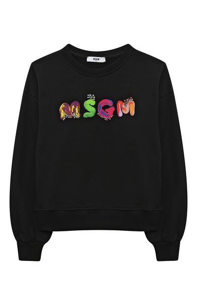 Хлопковый свитшот MSGM KIDS, арт. F3MSJGSW090, фото 1