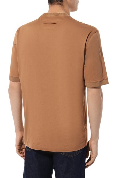Хлопковая футболка ZEGNA, арт. UD379A7/D715, фото 4