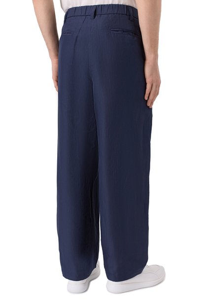 Брюки изо льна и шелка GIORGIO ARMANI, арт. GM003358/TE20656, фото 4