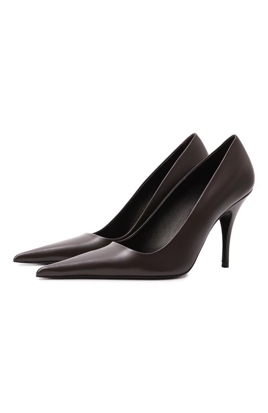 Кожаные туфли VETEMENTS WH76HE500C/2471 LEATHER Коричневый WH76HE500C/2471 LEATHER