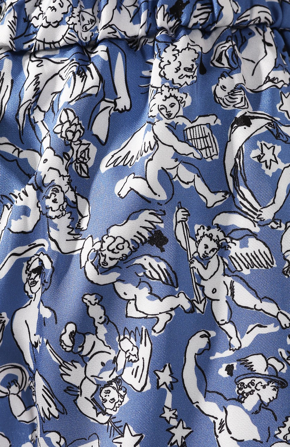 Брюки с принтом VICTORIA, VICTORIA BECKHAM, арт. TRVV 127 SS19 PRINTED P0LY TWILL, фото 5