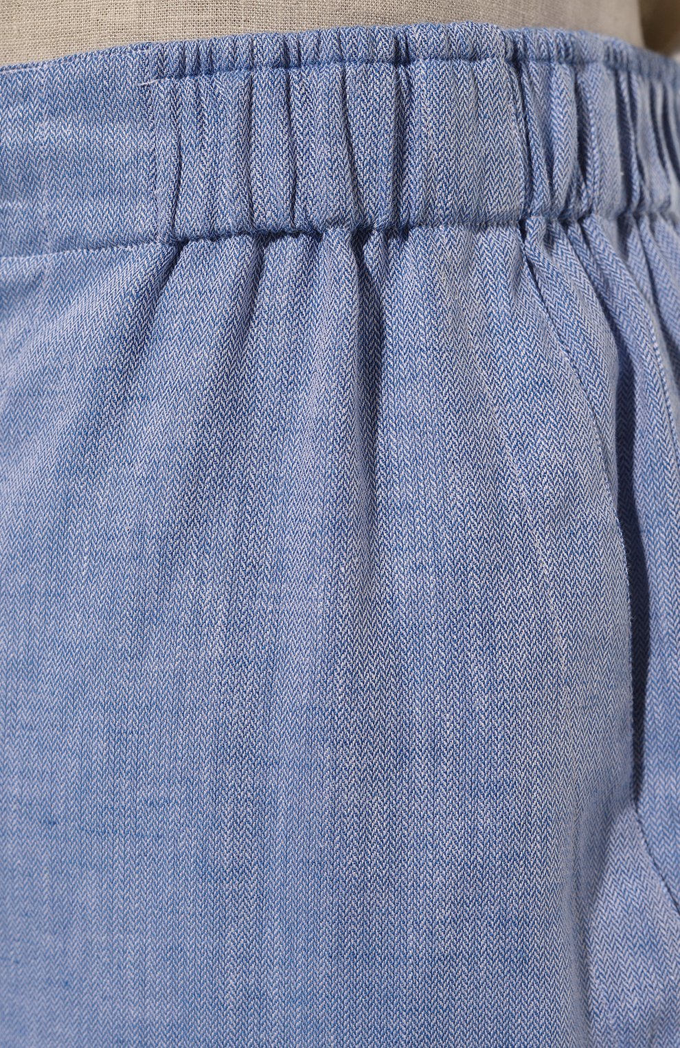 Хлопковые домашние брюки ROBERTO RICETTI голубого цвета по цене 17350 руб., арт. PATASCA/C3208, фото 5 Хлопковые домашние брюки ROBERTO RICETTI, арт. PATASCA/C3208, фото 5